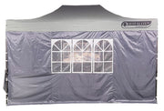 Sides for Louisiana Pavillion in grey (2 x doors, 2 x windows) Unbranded - Dynamic Drive