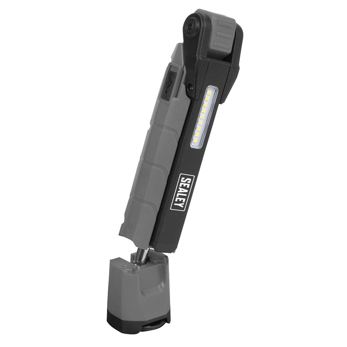 Sealey Rechargeable 360 Inspection Light 10W & 2 x 4W SMD LED - Grey LED3605GR Sealey - Dynamic Drive