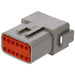 Connect Deutsch 12 Pin Receptacle Connector Kit 14pc 37509 Tool Connection - Dynamic Drive