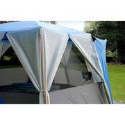 Coleman Cortes Octagon 8 Person Dome Glamping Yurt Camping Family Tent Blue Coleman - Dynamic Drive