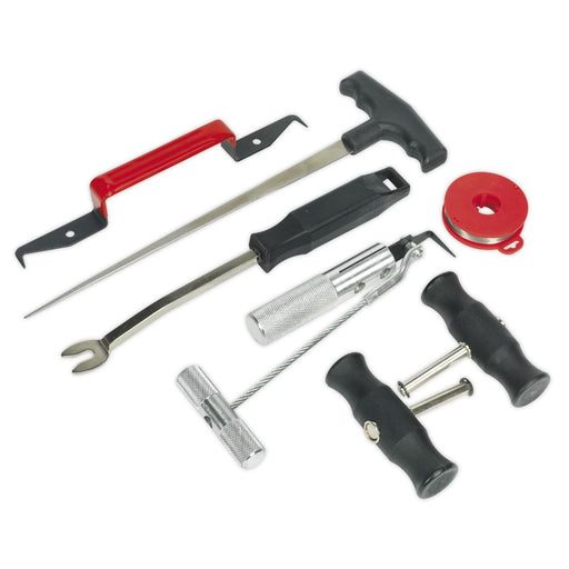 Sealey Windscreen Removal Tool Kit 7pc WK3 Sealey - Dynamic Drive