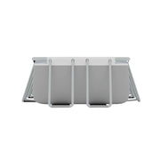 Dellonda Deluxe Steel Frame Swimming Pool with Filter Pump 13ft DL21 Dellonda - Dynamic Drive