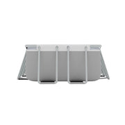 Dellonda Deluxe Steel Frame Swimming Pool with Filter Pump 13ft DL21 Dellonda - Dynamic Drive