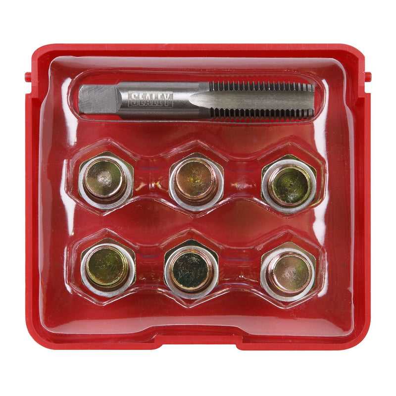 Sealey Oil Drain Plug Thread Repair Set M13 VS613 Sealey - Dynamic Drive