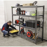Sealey Heavy-Duty Racking Unit with 4 Mesh Shelves 640kg Capacity Per Level 1956 Sealey - Dynamic Drive