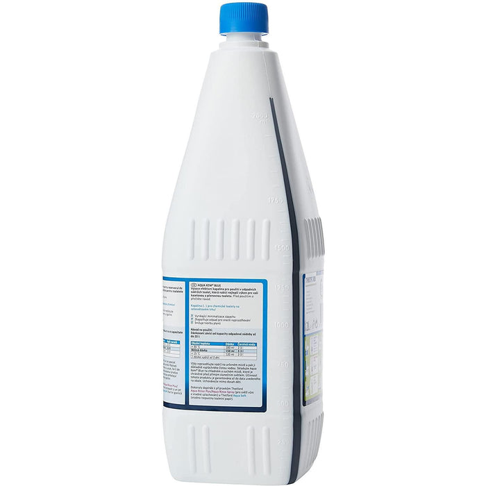 2x Thetford Aqua Kem Blue Caravan & Motorhome Toilet Chemical Fluid *2L* Thetford  - Dynamic Drive