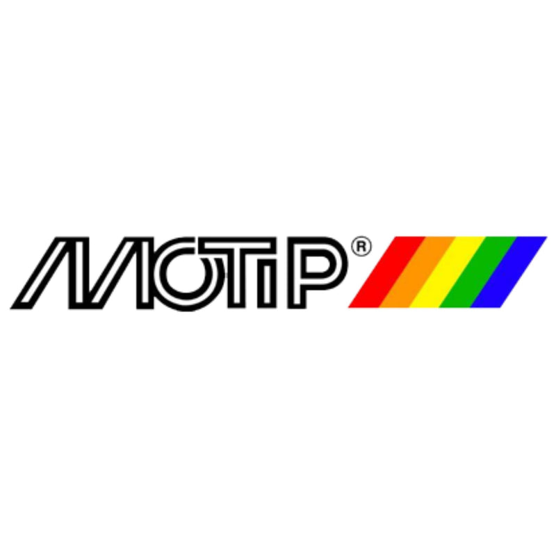 Motip Acrylic White Primer Aerosol Car Spray Paint Metal Glass Wood 500ml Motip  - Dynamic Drive