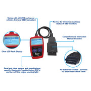 Streetwize Garage Vehicle LED ODBII Engine Fault Code Scanner Diagnostic Reader Streetwize - Dynamic Drive