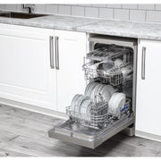 Baridi Slimline Freestanding Dishwasher 45cm Wide 10 Place Settings - Silver Baridi - Dynamic Drive