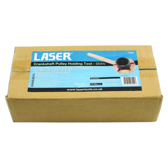 Laser Crankshaft Pulley Holding Tool - for BMW 7422 Laser - Dynamic Drive
