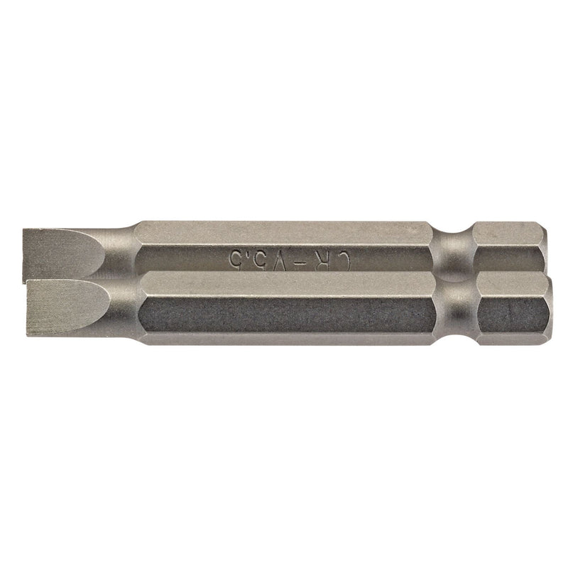 Draper Plain Slot Insert Bit, 5.5mm, 1/4" Hex, 50mm Long (Pack of 2) 64094 Draper - Dynamic Drive