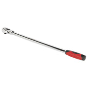 Sealey Ratchet Wrench Flexi-Head Extra-Long 600mm 1/2"Sq Drive AK6698 Sealey - Dynamic Drive