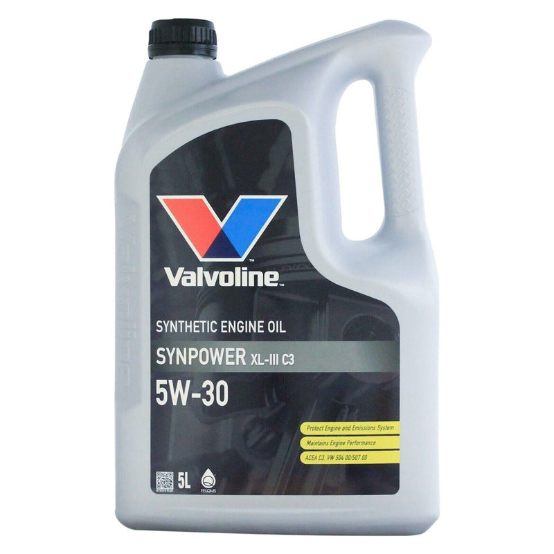 Valvoline SynPower XL-III C3 5W-30 5W30 Fully Synthetic Engine Oil - 5 Litres 5L Valvoline - Dynamic Drive