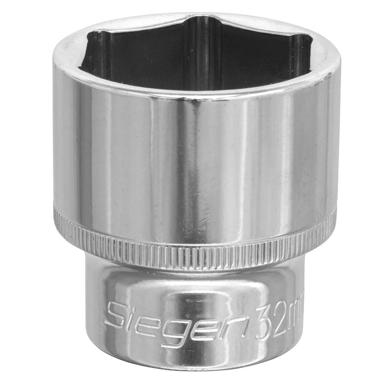 Sealey WallDrive Socket 32mm 1/2"Sq Drive S0665 Siegen by Sealey - Dynamic Drive