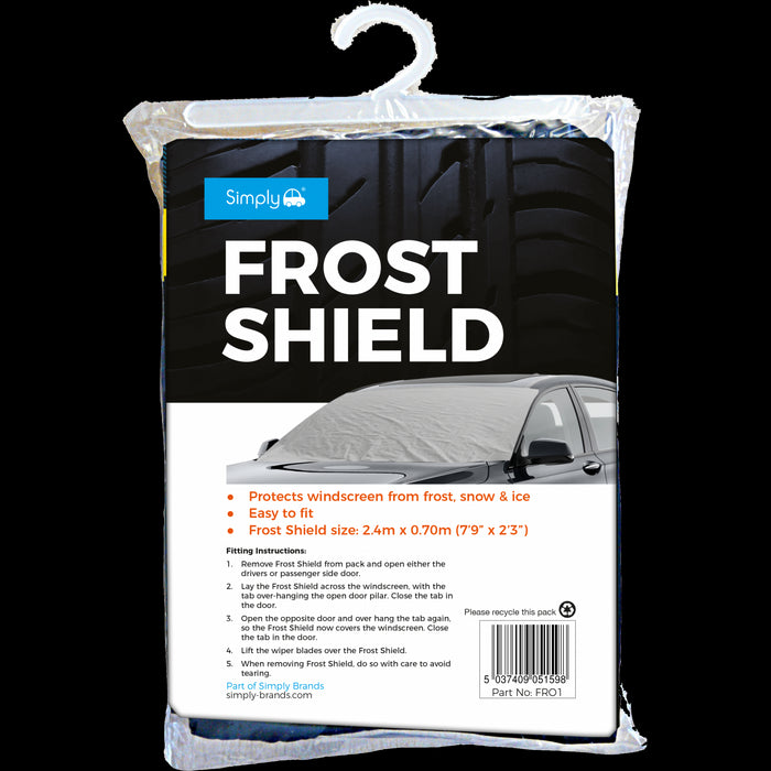 Simply Windscreen Screen Window Snow Protector Car Van Ice Frost Cover Sheet JRP  - Dynamic Drive
