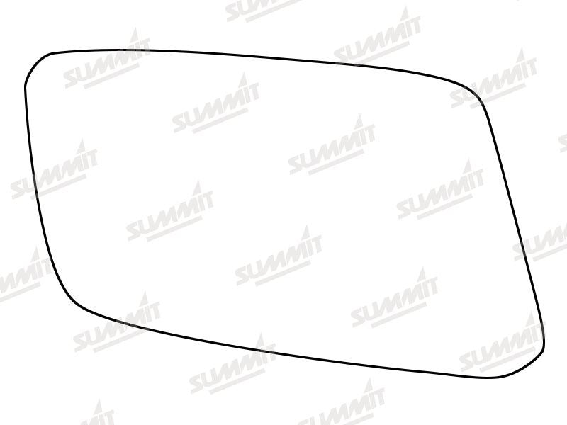 Summit Stick-On Standard Mirror Glass fits Lada Riva Samara RHS Summit - Dynamic Drive