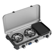 Campingaz Camping Kitchen 2 Multi-Cook Double Burner Portable Camping Gas Stove and Side Grill Campingaz - Dynamic Drive