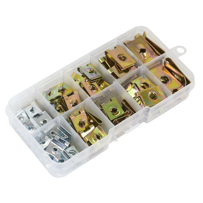 Sealey Spire Nut Assortment 74pc AB074SN Sealey - Dynamic Drive