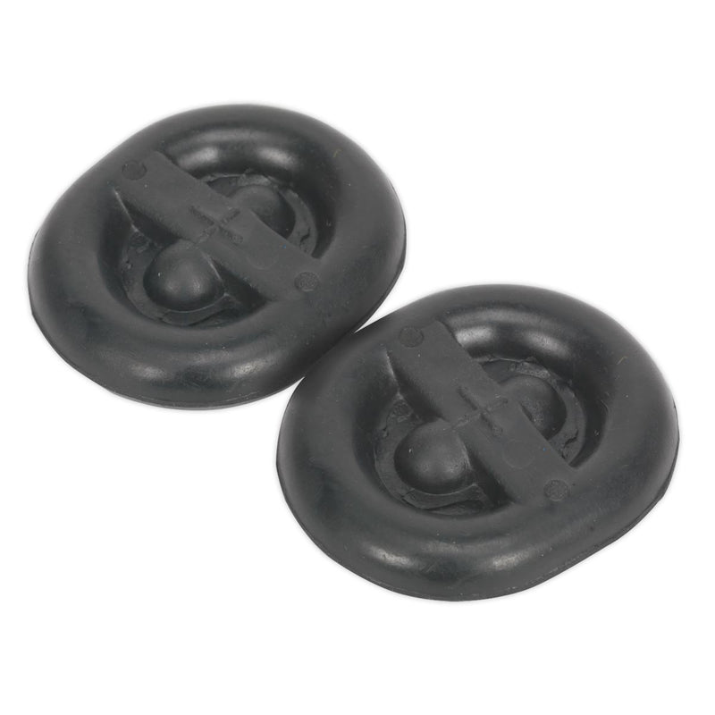 Sealey Exhaust Mounting Rubbers L62 x D54 x H13.5 (Pack of 2) EX03 Sealey - Dynamic Drive