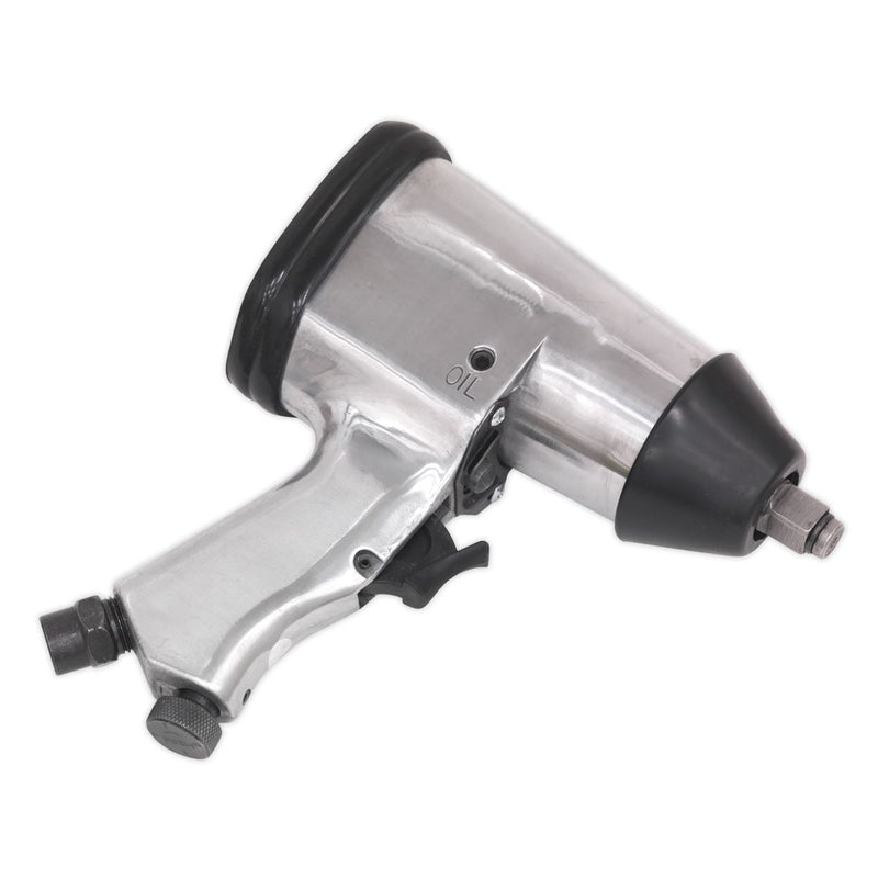 Siegen 1/2" Drive Air Impact Wrench Gun Rocking Dog Hammer 530Nm 1/4" BSP Siegen by Sealey - Dynamic Drive