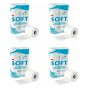 4 x Fiamma Toilet Roll Paper 6 Pack Chemical Loo Tissue Potti Camping Caravan Fiamma  - Dynamic Drive