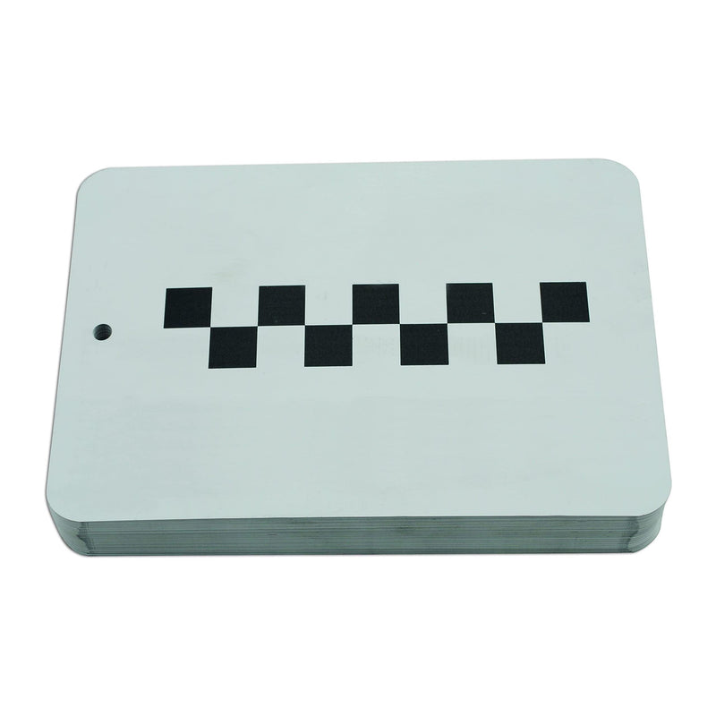 Power-Tec Primed Metal Standard Spray Out Cards 100pc 91415 Laser - Dynamic Drive