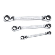 Teng Tools Ratcheting Multi Drive Ring Spanner Set 3 Pieces Teng Tools - Dynamic Drive