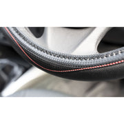 Universal Fit Steering Wheel Cover Soft Faux Leather Sakura  - Dynamic Drive