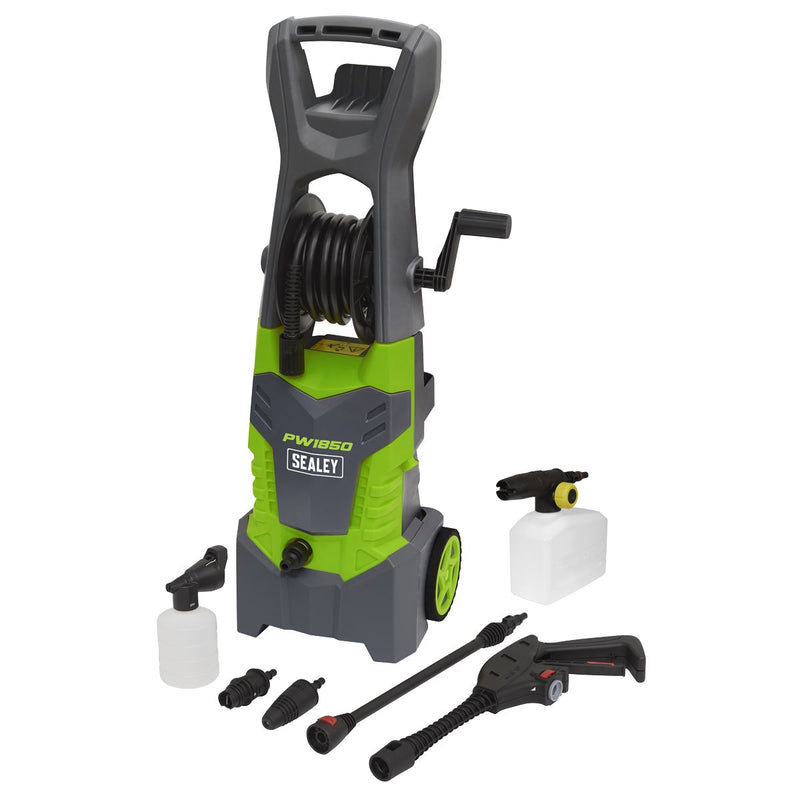 Sealey Pressure Washer 130bar with Snow Foam Sprayer Kit PW1850SNAKIT Sealey - Dynamic Drive