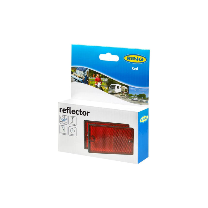 Ring Automotive RCT560 Red Rear Marker Reflector X 2 Ring Automotive - Dynamic Drive
