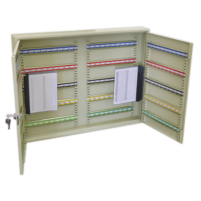 Sealey Key Cabinet 200 Key Capacity Wide SKC200W Sealey - Dynamic Drive