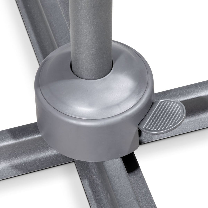 Dellonda Cantilever Parasol with 360 Rotation, Tilt & Cover 3m - Cream Dellonda - Dynamic Drive