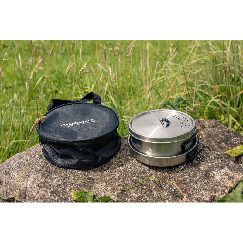 Campingaz Trekking Kit Cookset Camping Pot Pan Set Campingaz - Dynamic Drive