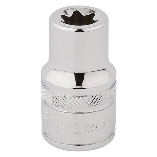 Draper TX-STAR Socket, 1/2" Sq. Dr., E12 34274 Draper - Dynamic Drive