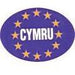 MDS1203 W4 Oval Euro CYMRU Sticker 37145 W4 - Dynamic Drive