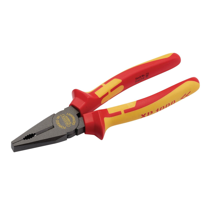 Draper XP1000 VDE Combination Pliers, 200mm 94624 Draper - Dynamic Drive