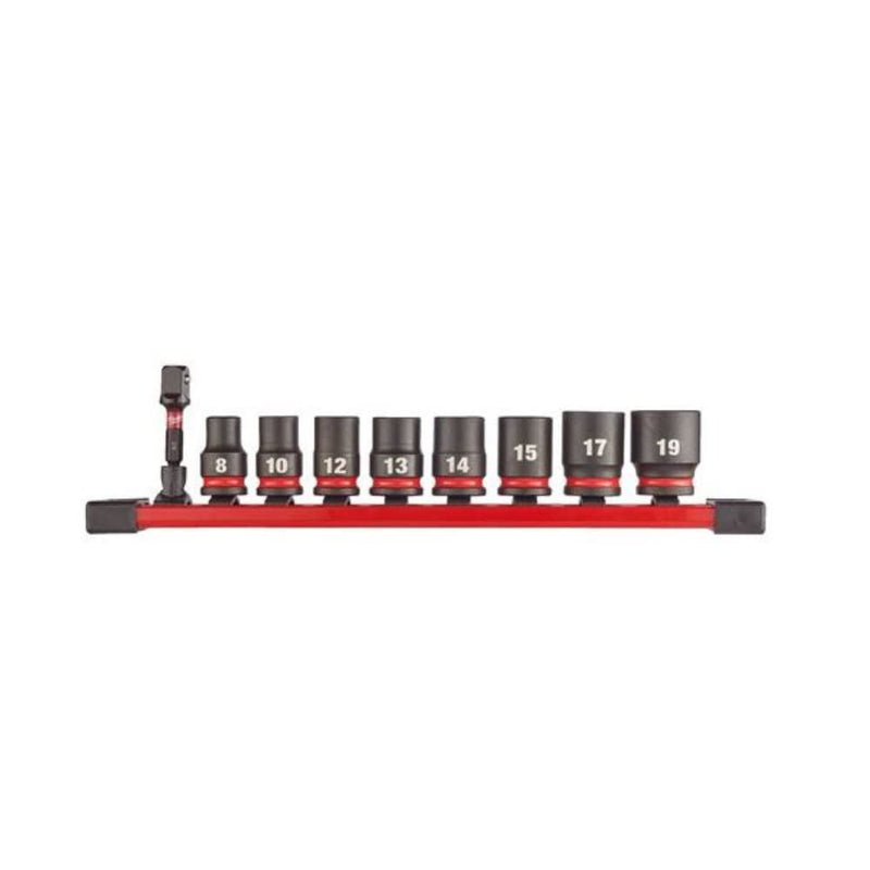 Milwaukee 3/8Dr Impact Seocket Std 8-19Mm 9Pc 4932480454 Milwaukee - Dynamic Drive