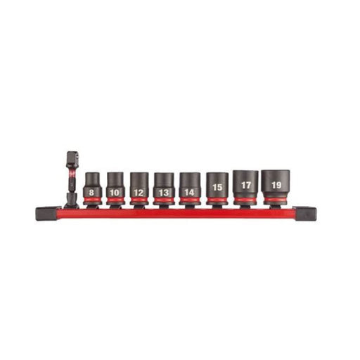 Milwaukee 3/8Dr Impact Seocket Std 8-19Mm 9Pc 4932480454 Milwaukee - Dynamic Drive