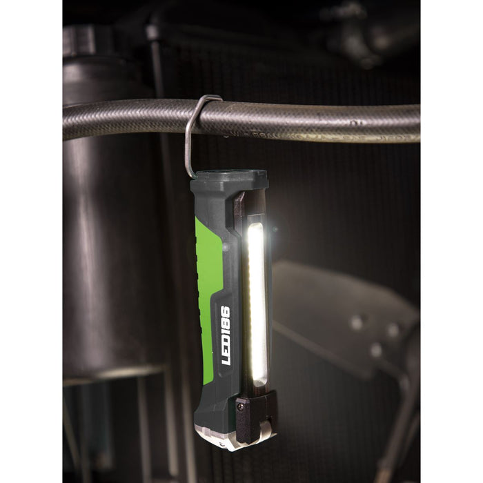 Sealey LED186 Rechargeable Slim Folding Inspection Lamp 6W COB LED + 1W LED Li-i Sealey  - Dynamic Drive