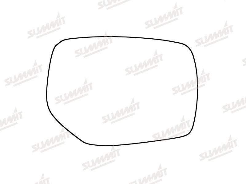 Summit Stick-On Standard Mirror Glass fits Subaru Forester 13-19 RHS Summit - Dynamic Drive
