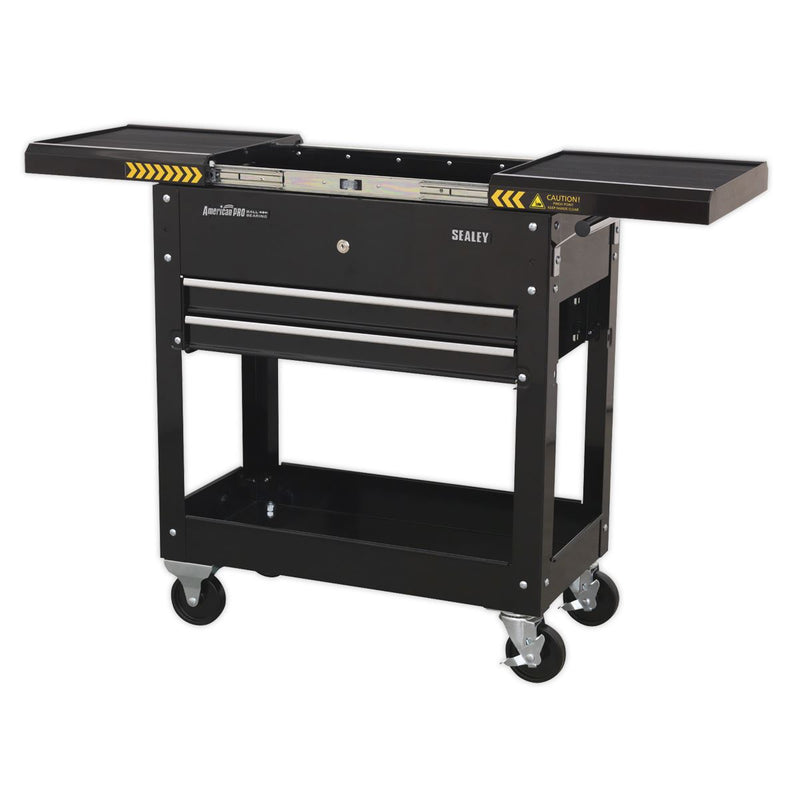 Sealey Mobile Tool & Parts Trolley Black AP705MB Sealey - Dynamic Drive