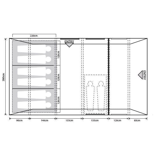 Outdoor Revolution Camp Star 600 Air Tent Bundle Deal Outdoor Revolution - Dynamic Drive