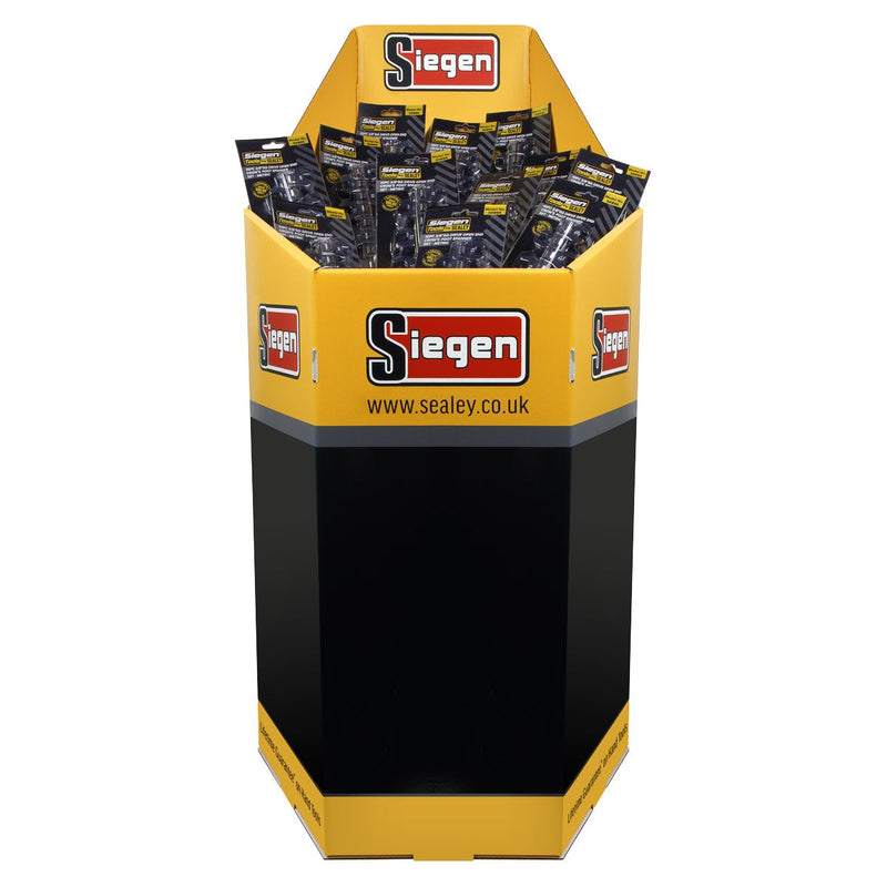 Sealey Crow's Foot Open-End Spanner Set 10pc 3/8"Sq Drive Metric S0866 Sealey - Dynamic Drive