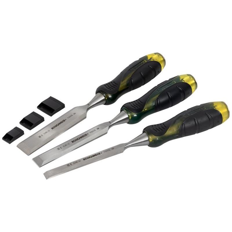 Roughneck Professional Bevel Edge Chisel Set, 3 Piece Roughneck - Dynamic Drive
