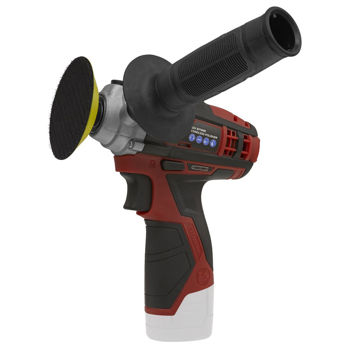 Sealey Cordless Polisher Kit71mm 12V SV12 Series 2 Batteries CP1205KIT Sealey - Dynamic Drive