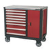 Sealey Mobile Workstation 8 Drawer with Ball-Bearing Slides AP2418 Sealey - Dynamic Drive