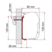 Fiamma F45/F70 Adapter Kit As 400 3 Pieces 45M-5M Awnings 98655-390 Fiamma - Dynamic Drive