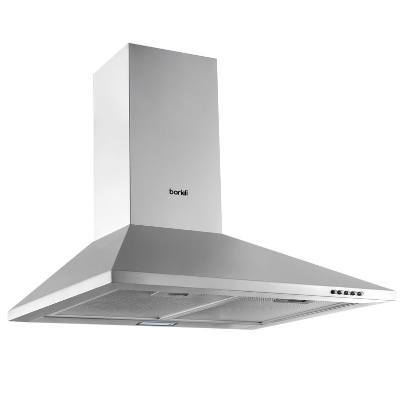 Baridi Cooker Hood with Carbon Filters 60cm - Stainless Steel DH126 Baridi - Dynamic Drive