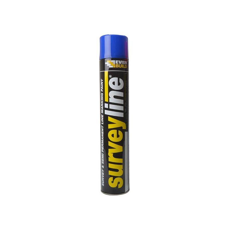 Everbuild Sika Survey Line® Marker Spray Blue 700ml Everbuild Sika - Dynamic Drive