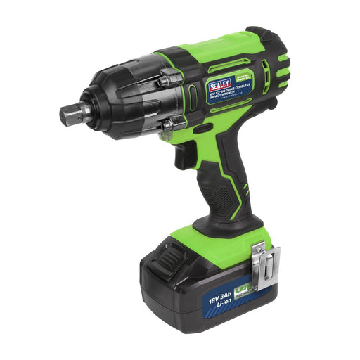 Sealey Cordless Impact Wrench 1/2" Drive 18V 3Ah Battery Charger 400Nm Torque Sealey  - Dynamic Drive